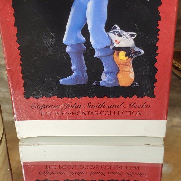 1995 Hallmark Keepsake Disney Ornament Captain John Smith and Meeko - Picture 4 of 5